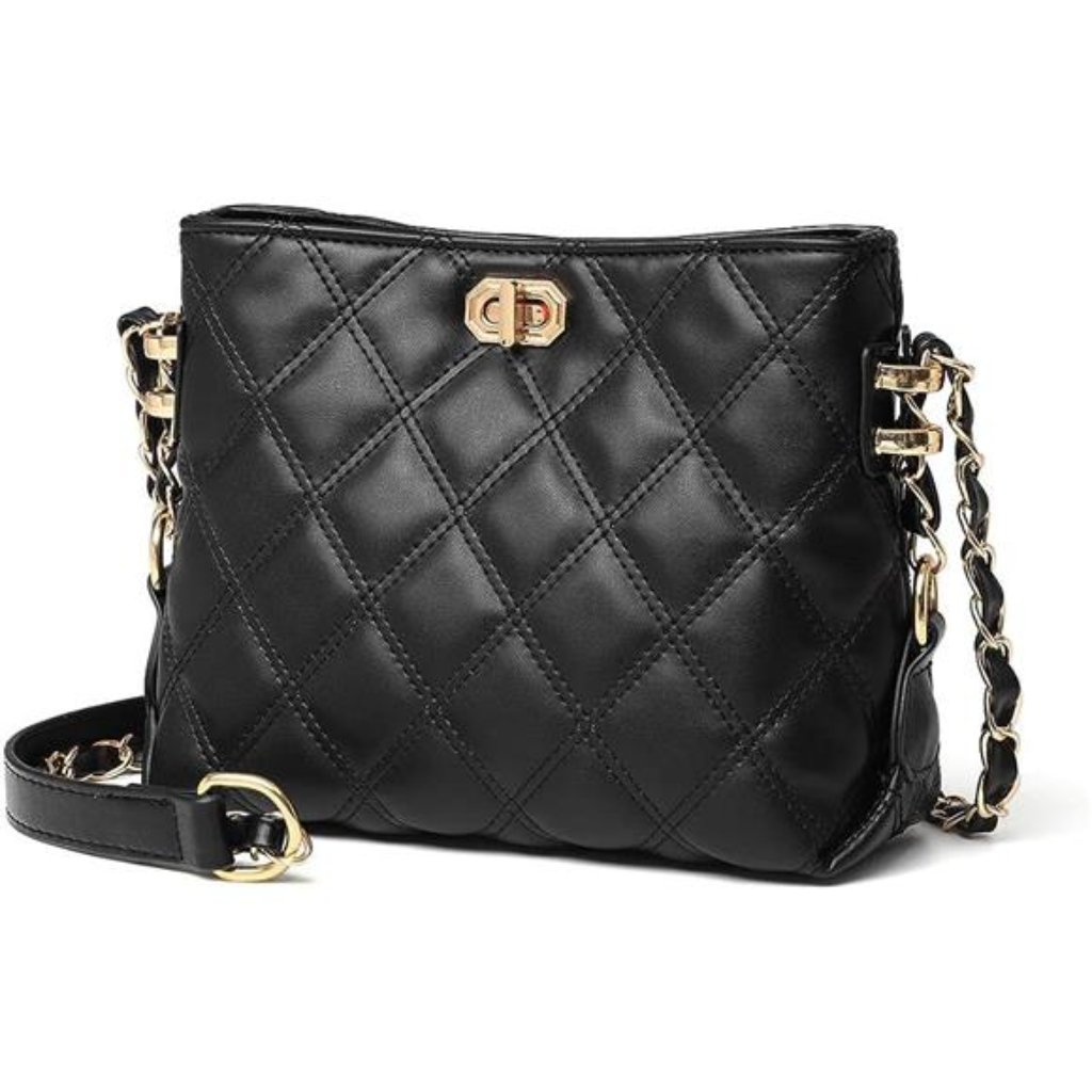 Lightweight Handbags Shoulder Bag 1-01 Black